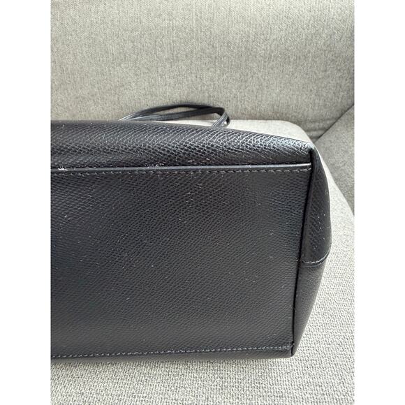 Coach Black Leather City Zip Tote Crossgrain Leather Shoulder Bag Classic - Picture 5 of 15